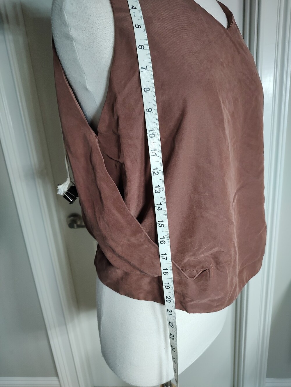 Alfani Size Large Brown Blouse